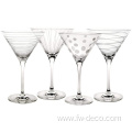 custom bulk clear cocktail glass martini glasses